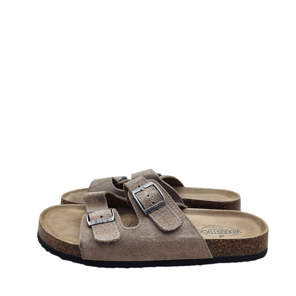 Woodstock Men's Bert Two Straps Slide Sandals Tan- 9 - Picture 1 of 7